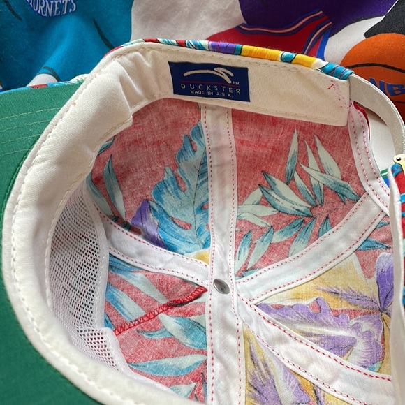 Vintage Made In USA 🇺🇸 Floral Strapback Hat - Picture 5 of 5